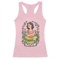 Mother's Day Mama Picture Racerback Tank Top