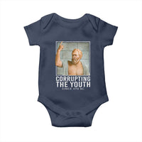 Funny Greek Philosophy Socrates Baby Onesie Corrupting The Youth Philosopher