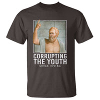 Funny Greek Philosophy Socrates T Shirt Corrupting The Youth Philosopher