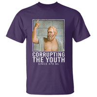 Funny Greek Philosophy Socrates T Shirt Corrupting The Youth Philosopher