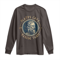 Greek Philosophy Plato Long Sleeve Shirt Platos Cave Rescue Team
