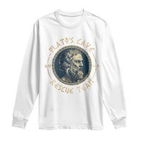 Greek Philosophy Plato Long Sleeve Shirt Platos Cave Rescue Team