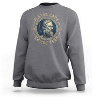Greek Philosophy Plato Sweatshirt Platos Cave Rescue Team