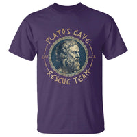Greek Philosophy Plato T Shirt Platos Cave Rescue Team