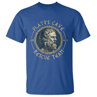 Greek Philosophy Plato T Shirt Platos Cave Rescue Team