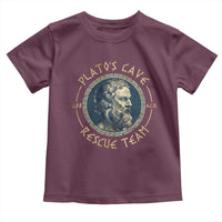 Greek Philosophy Plato Toddler T Shirt Platos Cave Rescue Team