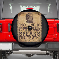 Greek Philosophy Plato Spare Tire Cover No One Is More Hated Than He Who Speaks The Truth