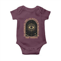Marcus Aurelius Stoic Philosophy Baby Onesie The Happiness Of Your Life Depends On The Quality Of Your Thoughts