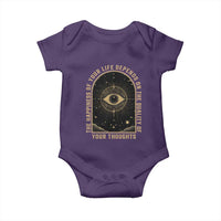 Marcus Aurelius Stoic Philosophy Baby Onesie The Happiness Of Your Life Depends On The Quality Of Your Thoughts