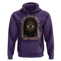 Marcus Aurelius Stoic Philosophy Hoodie The Happiness Of Your Life Depends On The Quality Of Your Thoughts