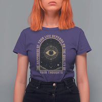 Marcus Aurelius Stoic Philosophy T Shirt For Women The Happiness Of Your Life Depends On The Quality Of Your Thoughts
