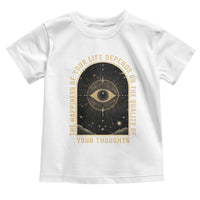 Marcus Aurelius Stoic Philosophy Toddler T Shirt The Happiness Of Your Life Depends On The Quality Of Your Thoughts