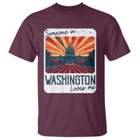 Someone In Washington Loves Me T Shirt U.S. Capitol Building DC - Wonder Print Shop