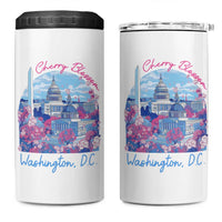 Washington DC Lover 4 in 1 Can Cooler Tumbler Cherry Blossom