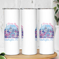 Washington DC Lover Skinny Tumbler Cherry Blossom