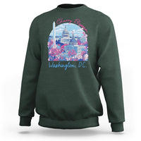 Washington DC Lover Cherry Blossom Sweatshirt - Wonder Print Shop