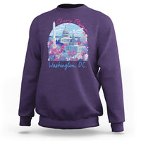 Washington DC Lover Cherry Blossom Sweatshirt - Wonder Print Shop