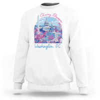 Washington DC Lover Cherry Blossom Sweatshirt - Wonder Print Shop