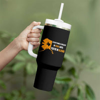 Funny Everything Is Bigger In Texas Until You're In Alaska Tumbler With Handle
