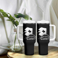 Funny Alaska Tumbler With Handle Isn't Texas Cute