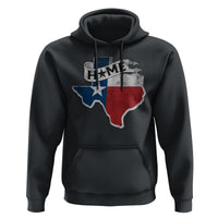 Texas Home State Map Distressed Flag Hoodie - Wonder Print Shop