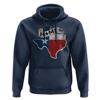 Texas Home State Map Distressed Flag Hoodie - Wonder Print Shop