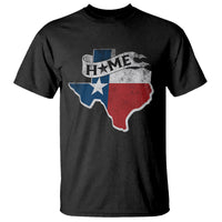 Texas Home State Map Distressed Flag T Shirt - Wonder Print Shop