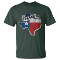 Texas Home State Map Distressed Flag T Shirt - Wonder Print Shop
