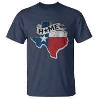 Texas Home State Map Distressed Flag T Shirt - Wonder Print Shop