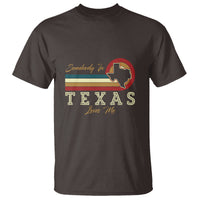 Retro Somebody In Texas Loves Me T Shirt - Wonder Print Shop