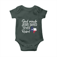 God Made Jesus Saved Texas Raised Baby Onesie