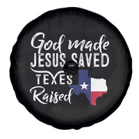 God Made Jesus Saved Texas Raised Spare Tire Cover