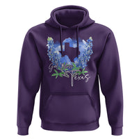 God Bless Texas Bluebonnet Hoodie - Wonder Print Shop