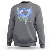 God Bless Texas Bluebonnet Sweatshirt - Wonder Print Shop