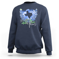 God Bless Texas Bluebonnet Sweatshirt - Wonder Print Shop