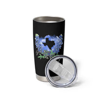 God Bless Texas Bluebonnet Tumbler Cup