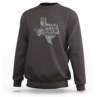 I Love You As Big As Texas Sweatshirt - Wonder Print Shop