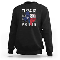 Texas Sweatshirt Proud Taxan List Of Words That Describe Texas - Wonder Print Shop
