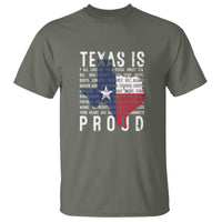 Texas T Shirt Proud Taxan List Of Words That Describe Texas - Wonder Print Shop