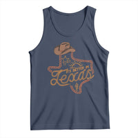It's Better In Texas Retro Western Cowboy Tank Top