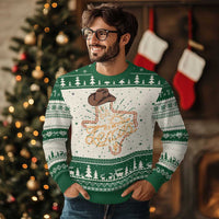 It's Better In Texas Retro Western Cowboy Ugly Christmas Sweater - Wonder Print Shop