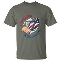 Chancla Survivor Funny Spanish Joke Puerto Rico T Shirt - Wonder Print Shop