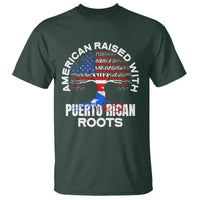 American Raised With Puerto Rican Roots T Shirt - Wonder Print Shop