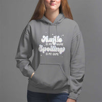 Auntie is My Name Spoiling is My Game Hoodie - Wonder Print Shop