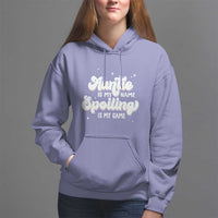 Auntie is My Name Spoiling is My Game Hoodie - Wonder Print Shop