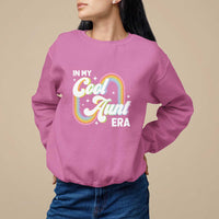 In My Cool Aunt Era Rainbow Groovy Sweatshirt - Wonder Print Shop