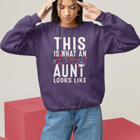 Funny Auntie Sweatshirt This is What an Amazing Aunt Looks Like - Wonder Print Shop