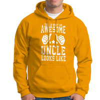 Funny Uncle Hoodie This is What an Awesome Uncle Looks Like - Wonder Print Shop