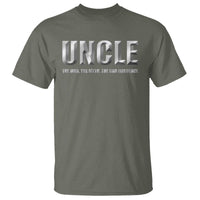 Uncle T Shirt The Man The Myth The Bad Influence - Wonder Print Shop