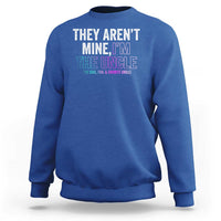Funny Uncle Sweatshirt They Aren't Mine I'm The Cool Fun & Favorite Uncle - Wonder Print Shop